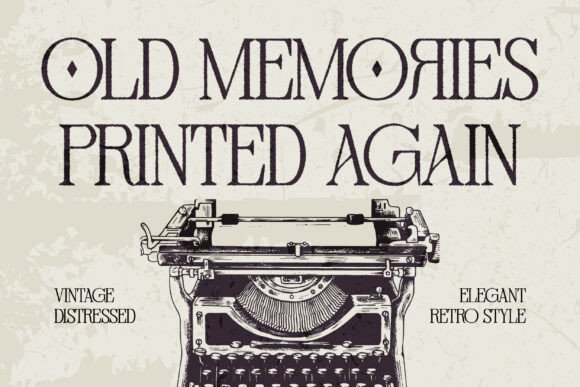 Distressed Sherlock Font PNG with transparent background - Preview 2