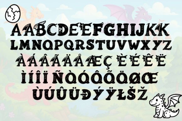 Drakonia Kids Font - Preview 1