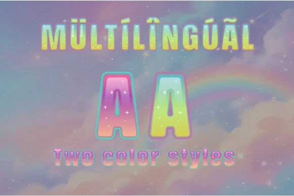 Dreamy Glitter Font - Preview 1