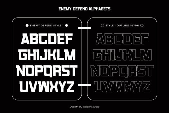 Enemy Defend Font - Preview 6