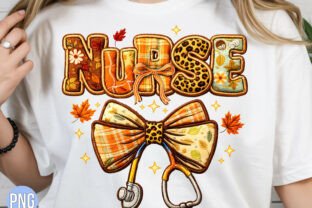 Fall Nurse Background Fall Nurse Stethoscope Autumn Bow PNG Graphic by Frogi Prints ...