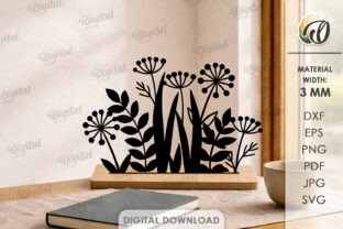 Flower Stands Decor Bundle Laser Cut · Creative Fabrica