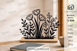 Flower Stands Decor Bundle Laser Cut · Creative Fabrica