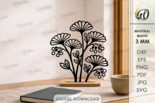 Flower Stands Decor Bundle Laser Cut · Creative Fabrica