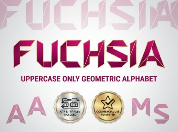 Fuchsia Font - Preview 1