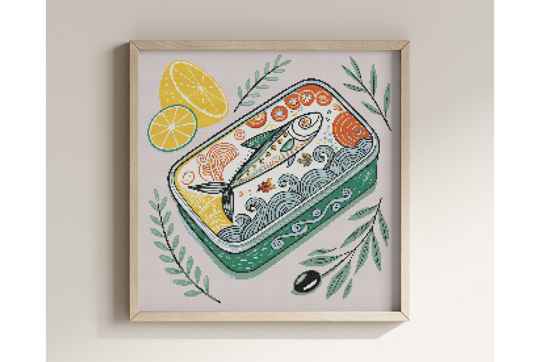 Funny Fish Kitchen Decor Xstitch