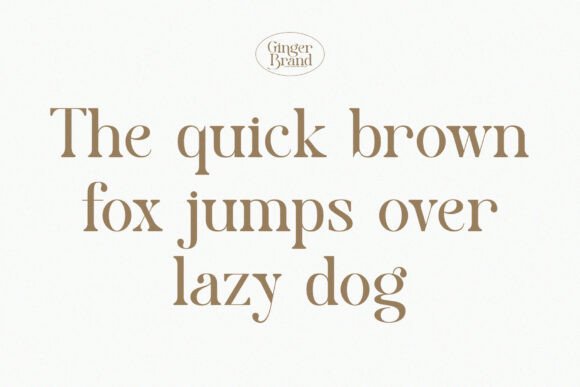 Ginger Brand Font - Preview 5