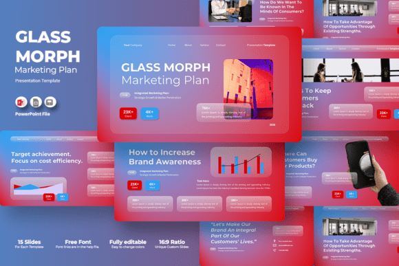 Glass Morph Marketing Plan - PowerPoint