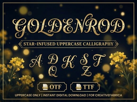 Goldenrod Font - Preview 1