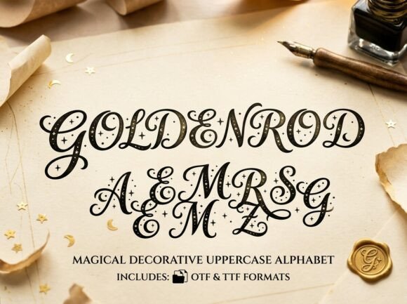 Goldenrod Font - Preview 2