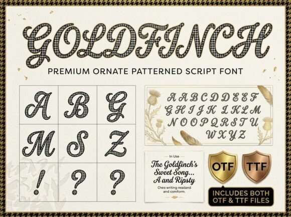 Goldfinch Font - Preview 2