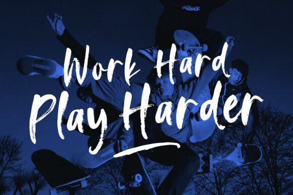 Hanlena Brush Font - Preview 3
