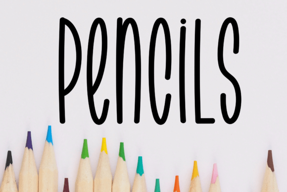 Journal School Font PNG with transparent background - Preview 3