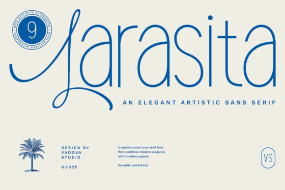 Larasita Sans-Serif-Schriftarten Schriftart Von Vadova Std