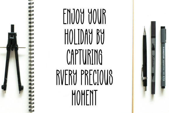 March Spring Font PNG with transparent background - Preview 1