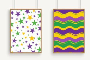 Mardi Gras Background Pattern Graphic by LibbyWishes · Creative Fabrica