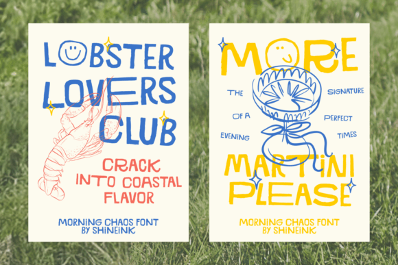 Morning Chaos Font font preview - 3