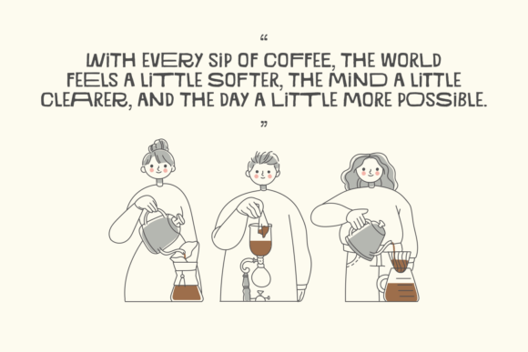 Morning Chaos Font font preview - 6
