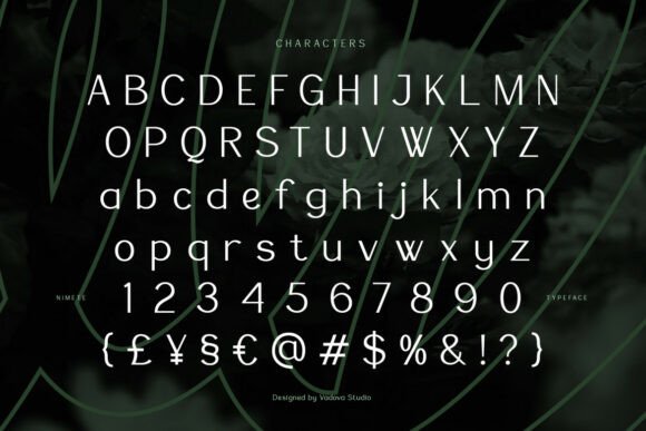 Nimete Font PNG with transparent background - Preview 1