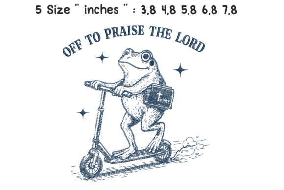Off to Praise the Lord Frog Scooter File