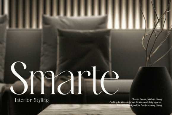 Roliace - Modern Classy Serif Font PNG with transparent background - Preview 2
