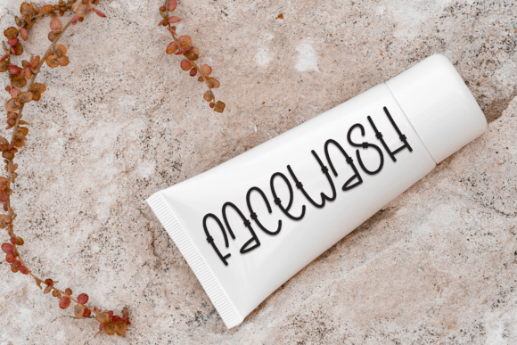 Simple Cherry Font PNG with transparent background - Preview 3