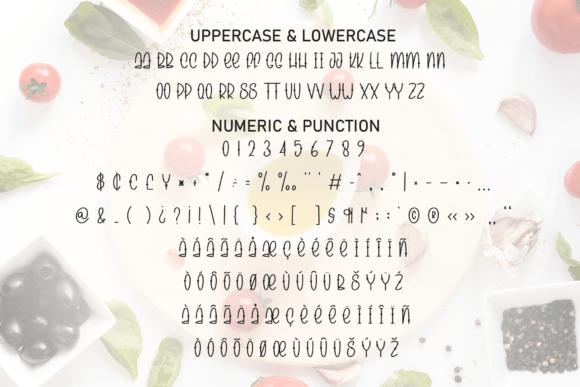Simple Cherry Font PNG with transparent background - Preview 6