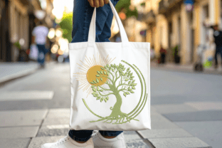 Sun Nature Spiritual Tree · Creative Fabrica