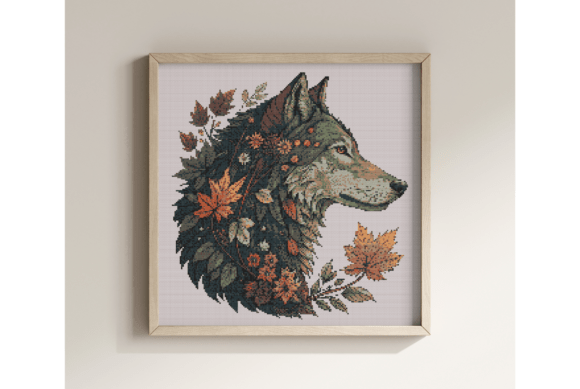 Wolf Cross Stitch Pattern