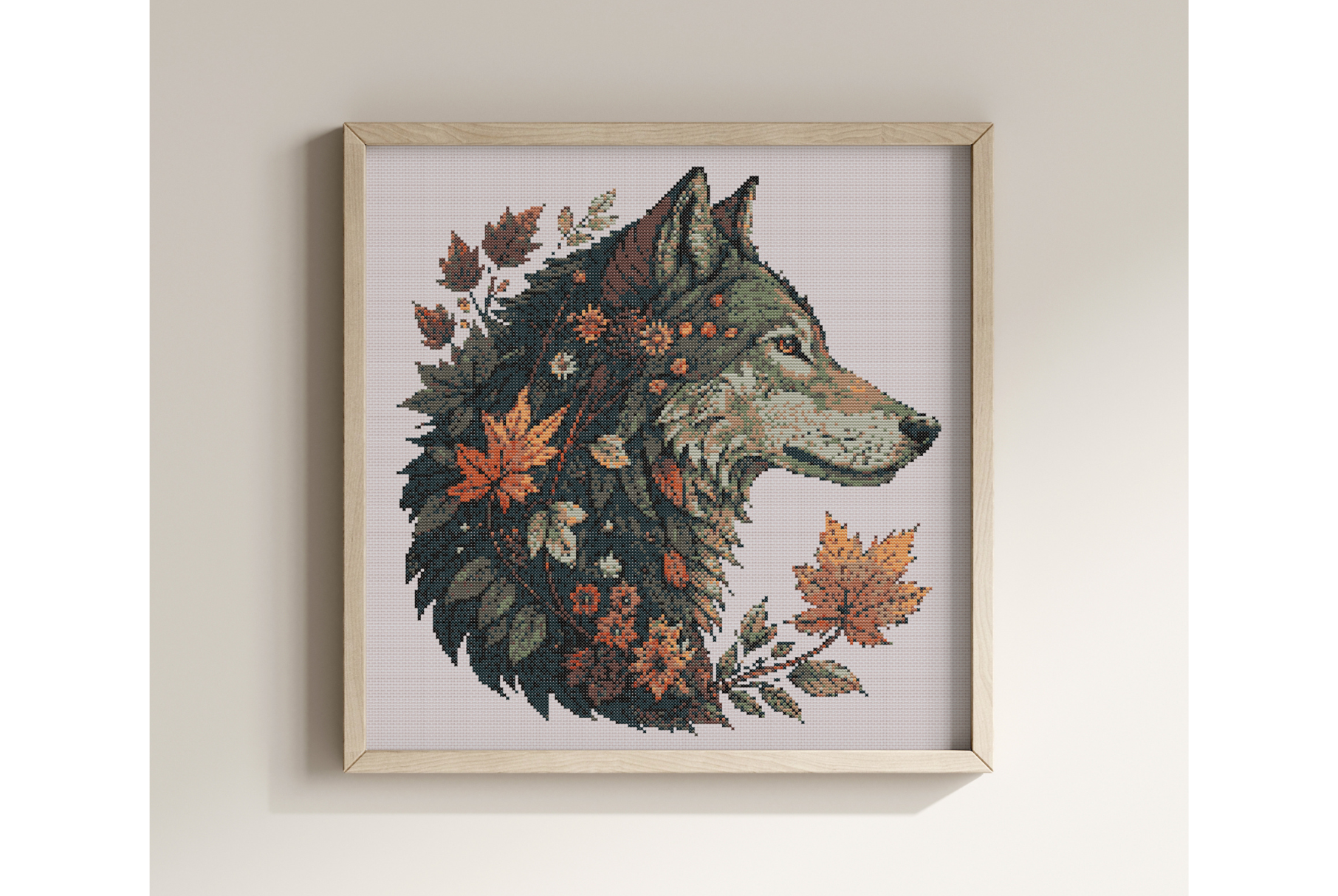 Wolf Cross Stitch Pattern