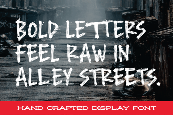 Alleystroke Font - Preview 2