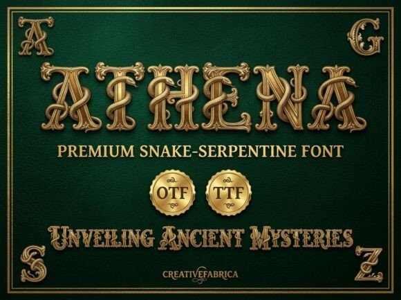 Athena Font - Preview 1