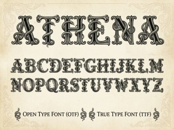 Athena Font - Preview 2
