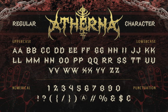 Atherna Font - Preview 1
