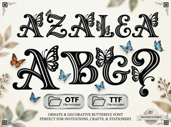 Azalea Font - Preview 2