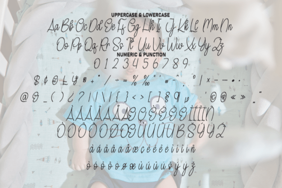 Baby Sublimation Font - Preview 6