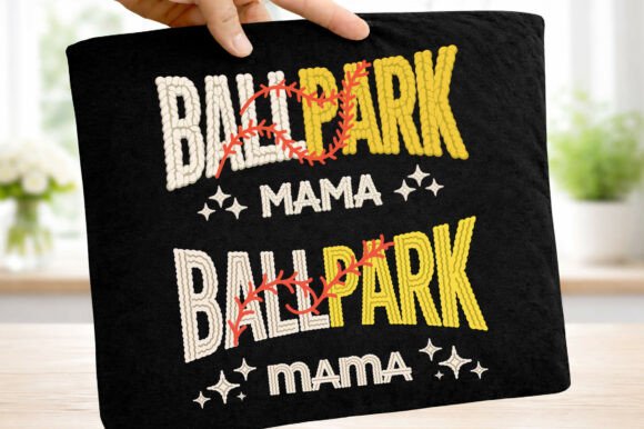 Ballpark Mama Softball Baseball Mom Png