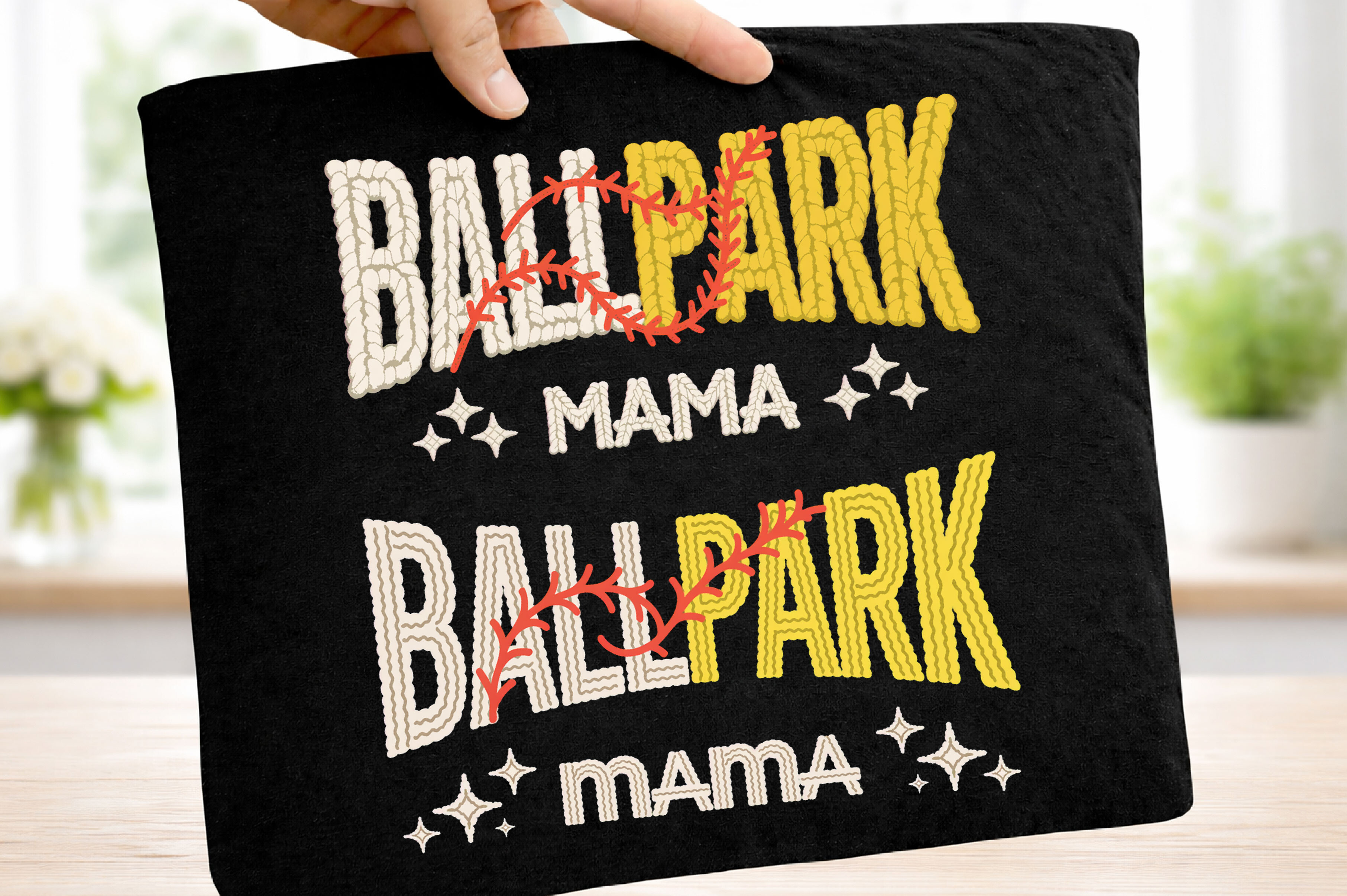 Ballpark Mama Softball Baseball Mom Png