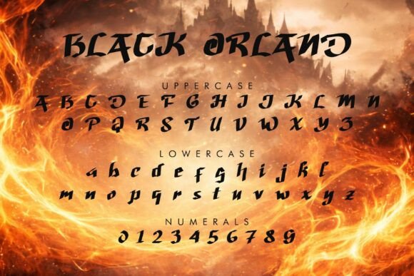 Black Orland Font - Preview 3