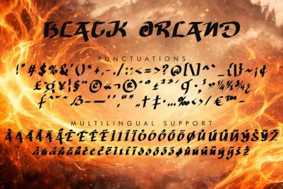 Black Orland Font - Preview 4