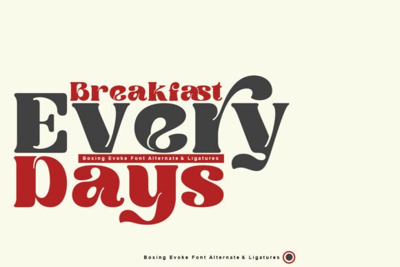 Boxing Evoke Font - Preview 3