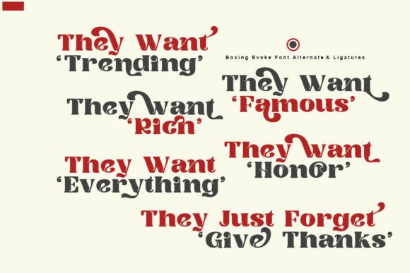 Boxing Evoke Font - Preview 5