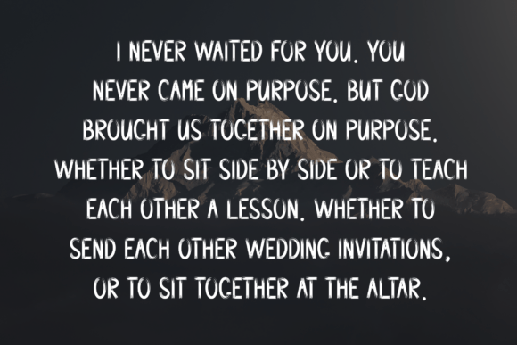 Brush Valentine Font - Preview 5