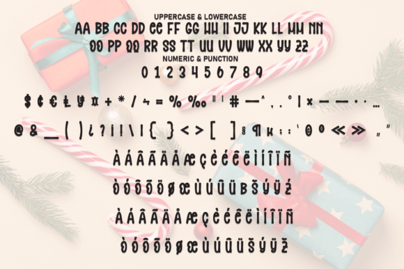 Candy Cane Font - Preview 6