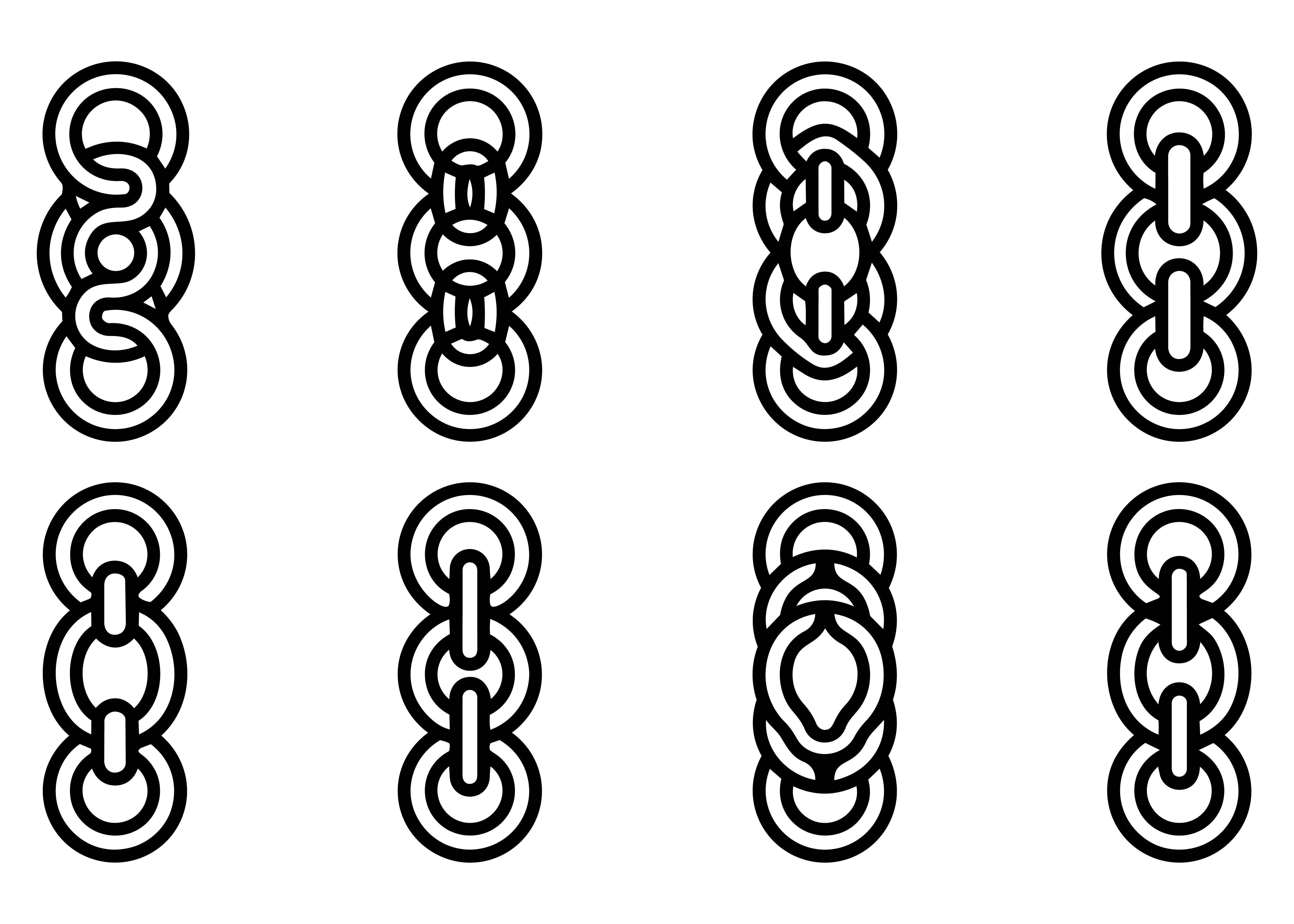 Chain Link Border Set