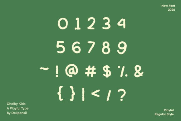 Chalky Kids Font - Preview 5