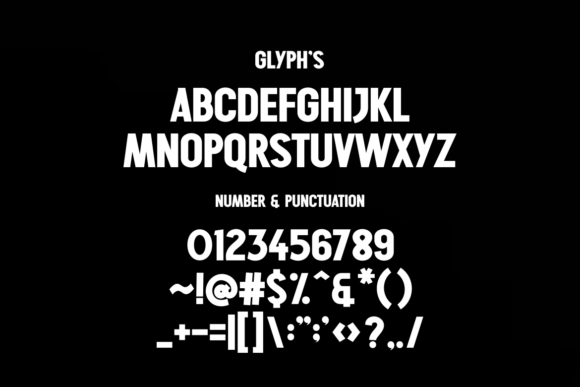 Chartizen Font - Preview 2