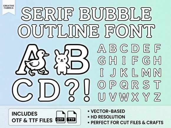 Clara’s Animal Parade Font PNG with transparent background - Preview 1