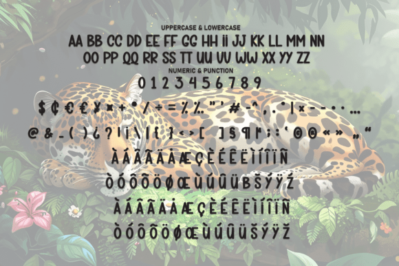 Cute Jaguar Font - Preview 6