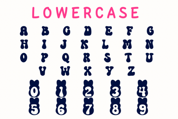 Cute Easter Bunny Font - Preview 2